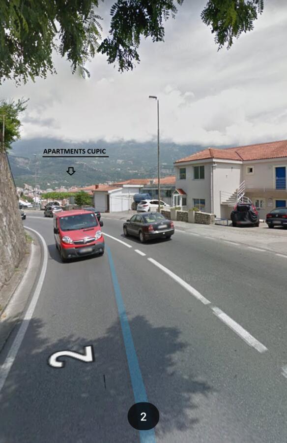 Apartmani Cupic Budva Exteriér fotografie